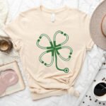 Stethoscope Clover T-Shirt - Image 5